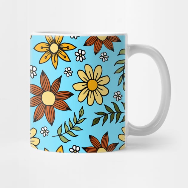 Fall Floral Pattern by julieerindesigns